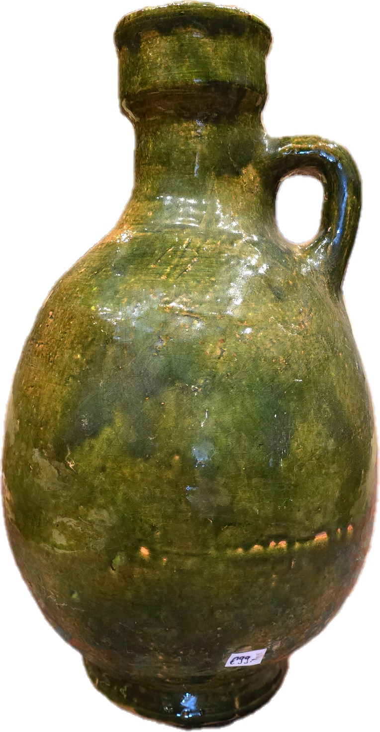 Grnkeramik Vase Wasserkrug 2