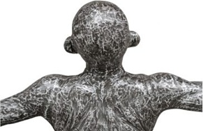 Skulptur aus Aluminiumguss