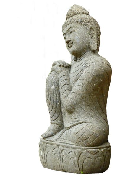Relaxing Steinbuddha von Meisterhand