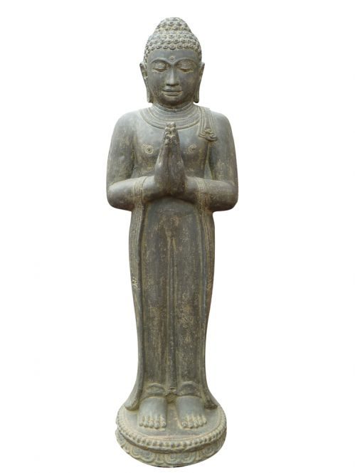 Hochwertige Buddha-Statue  mit gefalteten Händen.