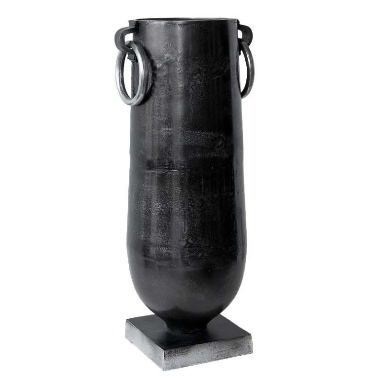 Steinerne Buddha-Statue, aufrecht stehend, Hände in der Rad der Lehrehaltung.